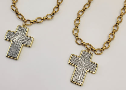 Cruz Padre Nuestro Necklace