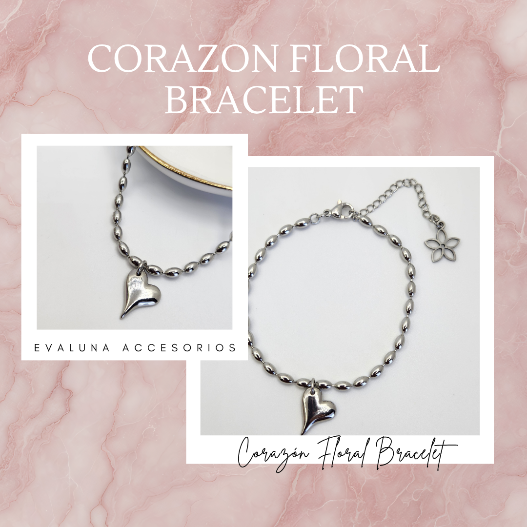 Corazón Floral Bracelet
