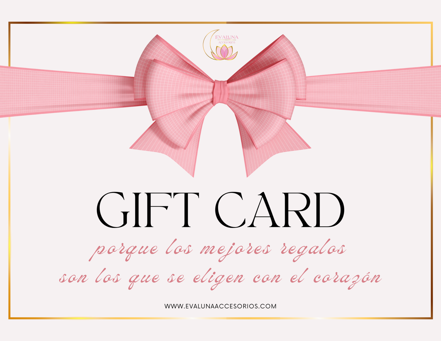Evaluna Accesorios Gift Card