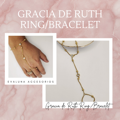 Gracia de Ruth Ring/Bracelet - Adjustable